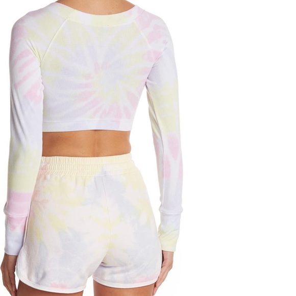 ARX LAB Tie Dye Ribbed Knit Crop Top - Picture 4 of 11